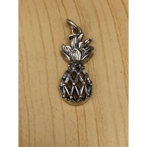 925 Pineapple Sterling Silver Jewelry Charm